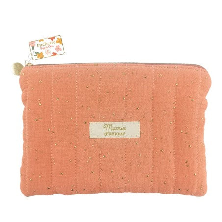 Pochette gaze de coton mamie