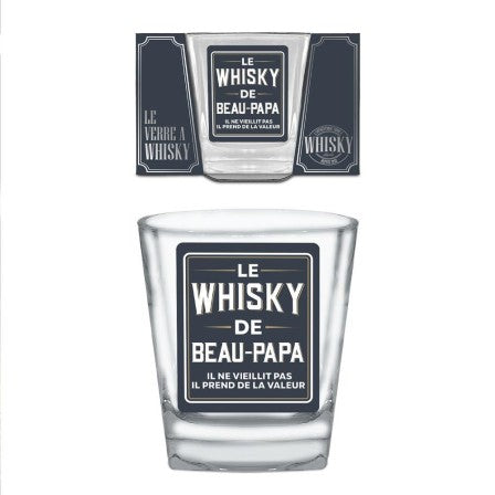 Verre à Whisky "Le whisky de Beau-Papa"