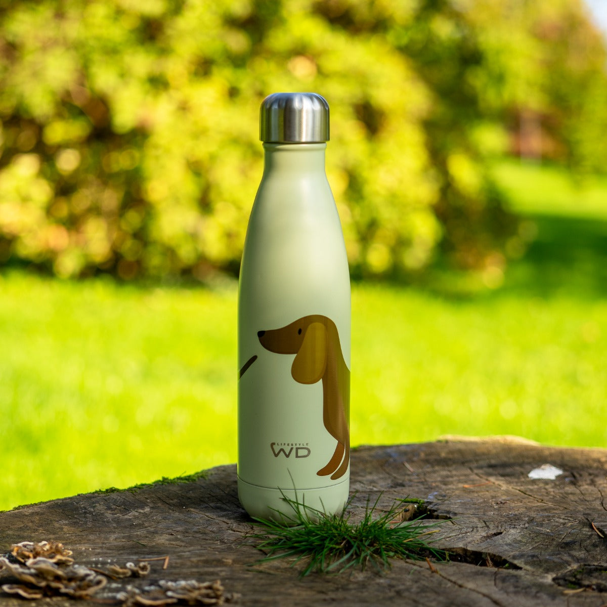 Bouteille isotherme chiens 500 ml en inox – vue 2
