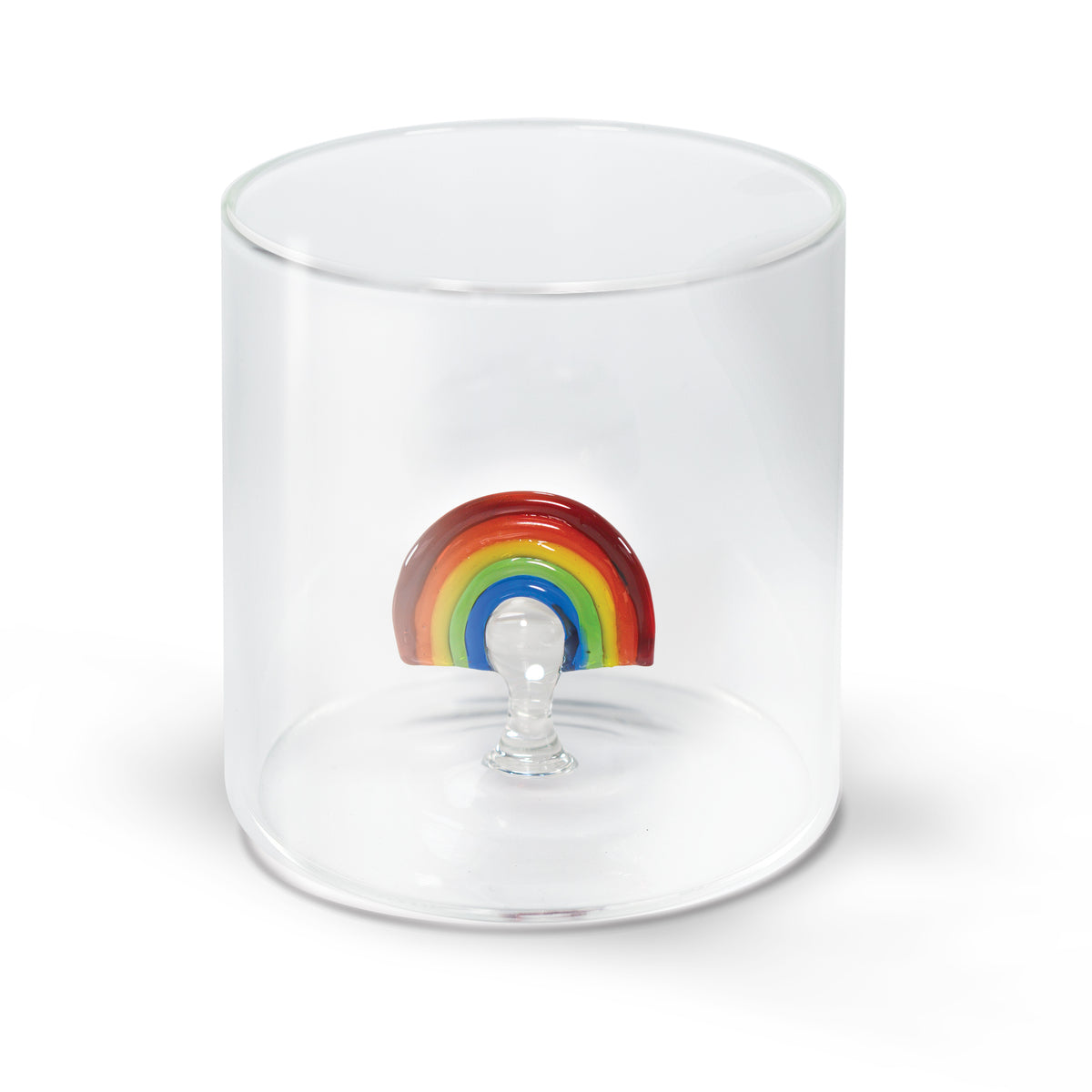 Verre arc-en-ciel à figurine en borosilicate 250 ml
