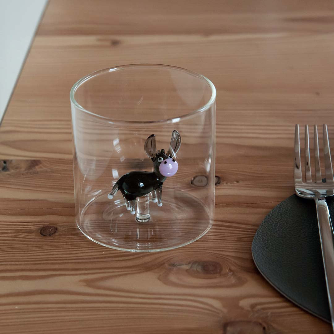 Verre âne à figurine en borosilicate 250 ml – vue 2