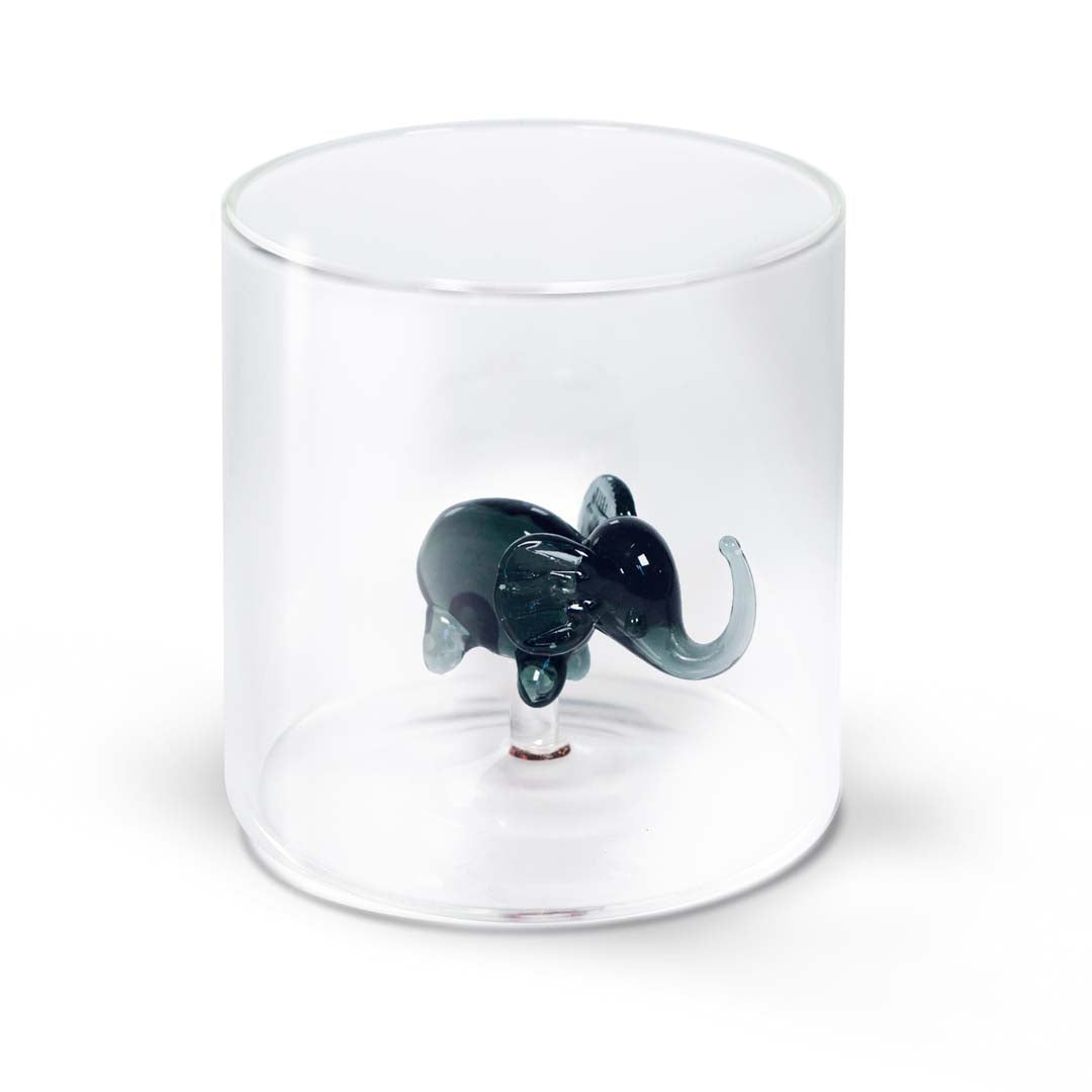 Verre éléphant à figurine en borosilicate 250 ml