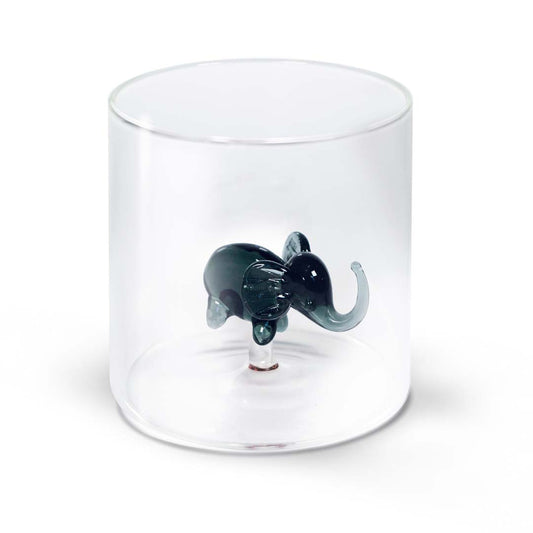 Verre éléphant à figurine en borosilicate 250 ml