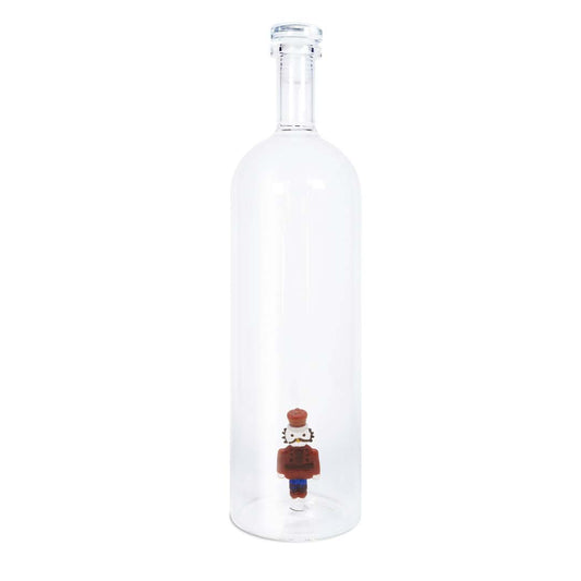 Bouteille de Noël casse-noisette en verre 1,2 L