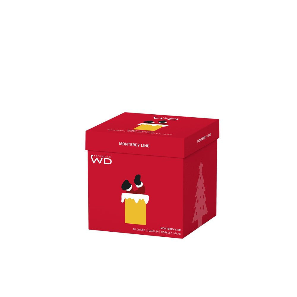 Verre décor boules de Noël en borosilicate 250 ml – vue 3
