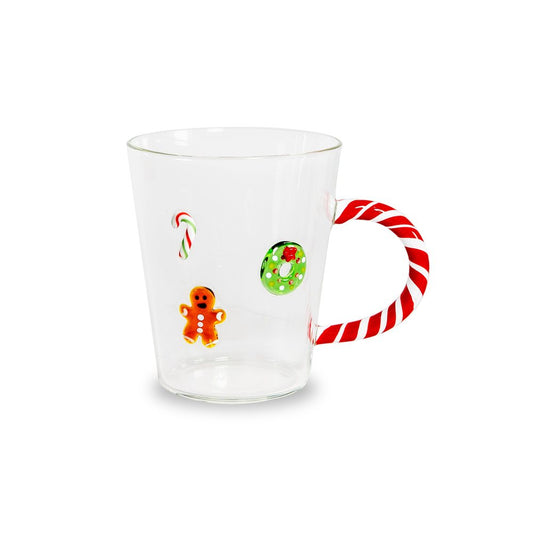 Tasse Noël pain d’épices et anse sucre d’orge 425 ml